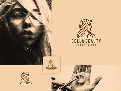 BELLA BEAUTY LOGO DESIGN 3d abstract animation bella beauty logo design branding creative design dribble dubai graphic design illustration logo modern motion graphics typography ui vector