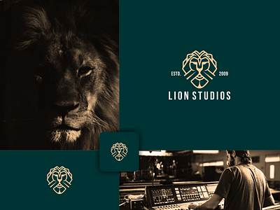 Lion studios logo design