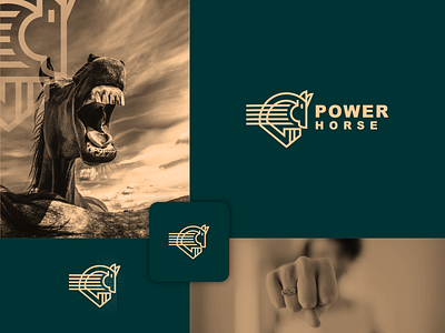 power horse logo design
