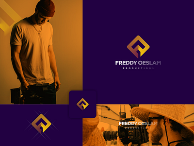 Freddy Oeslam productions logo design