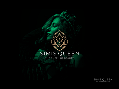 Simis queen Line art logo design 3d abstract animation branding creative design graphic design illustration logo modern motion graphics simis queen line art logo design typography ui vector
