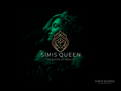 Simis queen Line art logo design