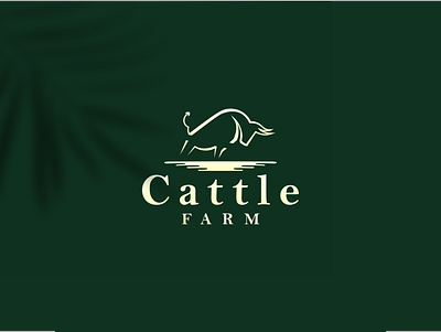 Cattle farm logo 3d abstract animation branding cattle farm logo creative design graphic design illustration logo modern motion graphics typography ui vector