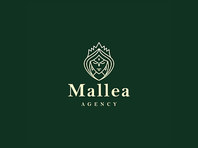 logo for Mallea agency 3d abstract animation branding creative design graphic design illustration logo modern motion graphics typography ui vector