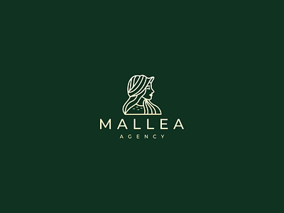 MALLEA AGENCY logo 3d abstract animation branding creative design graphic design illustration logo mallea agency logo modern motion graphics typography ui vector