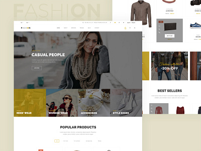 Clothing Store Web UI For Online Shopping eCommerce Web apparel branding design clothing brand ecommerce design ecommerce shop magento 2 online shopping payment method shopify uiux design