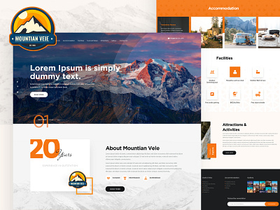 Mountain Vele Travel Web Design