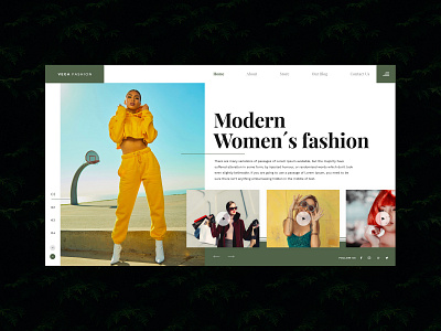 Clothing Store Web UI Design