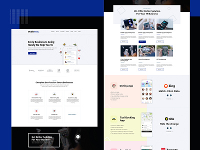 Business Landing Page For Company Profile