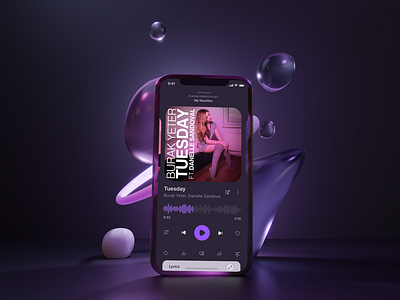 Music player (dark)