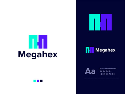 Megahex Logo concept M+H 2020 trend brand identity business logo colorfullogo concept creative logo flatcolor flatlogo hex illustrator letter logo lettermark logotype mega megahex modern logo monogram logo presentation simple and clean