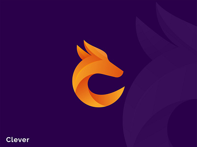 Clever Branding logo Letter C + Fox icon by Md Shipon Ali on Dribbble
