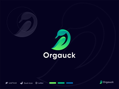 Orgauck | Organic Duck | Logo Mark