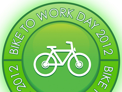Bike to Work Day logo branding digital logo print