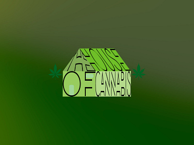 The House of Cannabis branding logo design logodesign