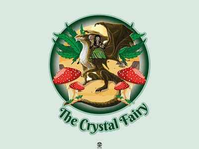 The Crystal Fairy illustration vectorart vectorportrait