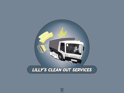 Lilly’s Clean Out Services logo logo design logodesign vectorart