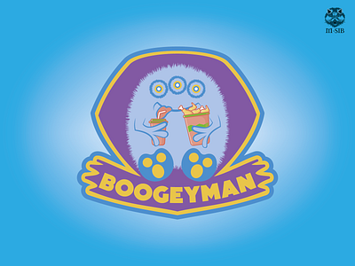 Boogeyman Fast Food branding illustration logodesign vector vectorart