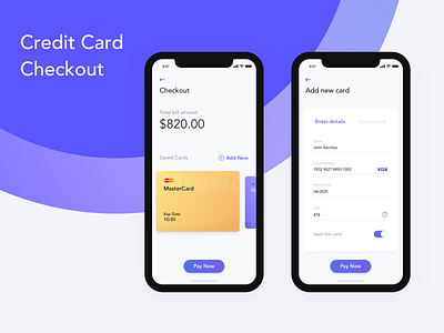 Credit Card Checkout dailyuichallenge design inspiration iphone ui design