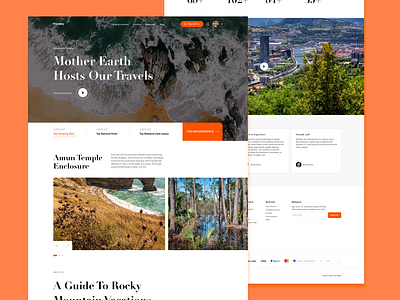 Travel Website Landing Page