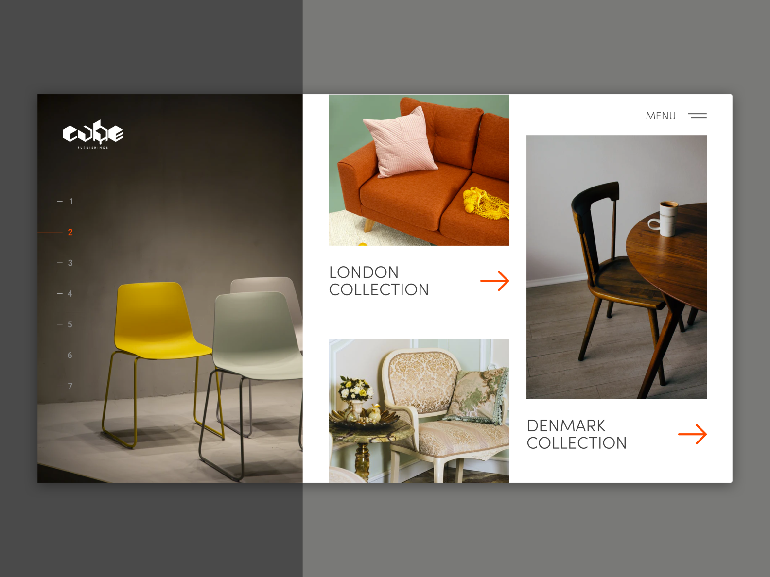 Furnitures site Hero Banner by Aman Ojha on Dribbble