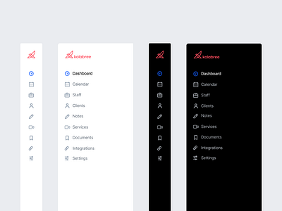 Sidebar Menu affordance clean consultation dashboad design hover real project saas sidebar signifier single selection user interface video call website