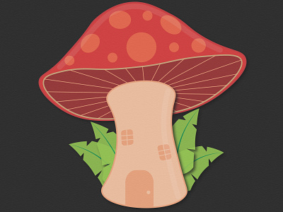 Vector Mushroom cartoon cartoon mushroom childhood mushroom mushroom flat mushroom vector nostalgic vector flat