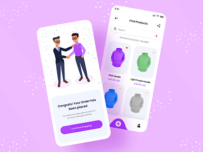 Fashion online shop - UI App Design