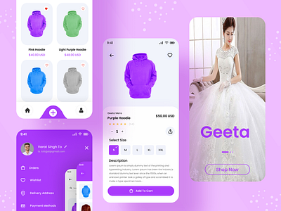 Fashion online shop - UI App Design