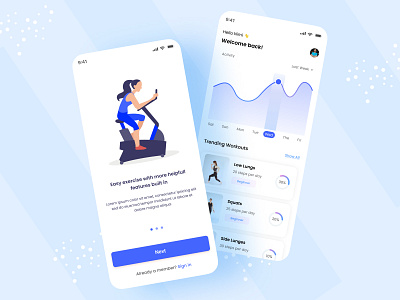 Fitness Concept - Mobile App Design