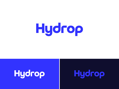 Hydrop branding clean cleaning cleaning company cleaning service design drop drop logo logo minimal design minimal logo modern design modern logo shine simple design simple logo timeless logo typography water wordmark