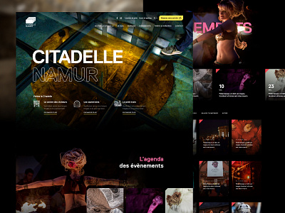 Citadel of Namur ― Website Proposal branding webdesign website