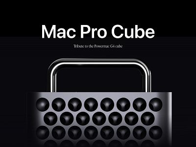 Mac Pro Cube Concept