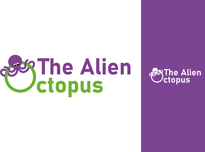 The Alien Octopus logo alien logo creative logo design logologo design octopus logo unique logo