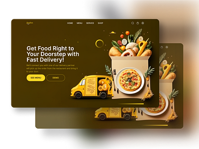 Food delivery website