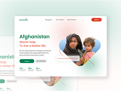 donation website afghanistan branding design donation graphic design ui ui design ux