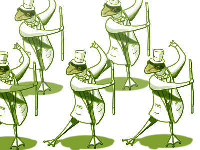 Frogs dancing artistic colourful digital illustration digitalart illustration ipad pro procreate procreate art