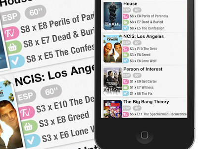 Tv Notes - Poster View design ios mytvshows tv tvnotes ui