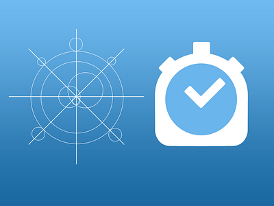 Math blue new simple timer