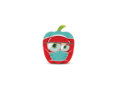 The Surgeon branding cartoon character illustration mascot pencil