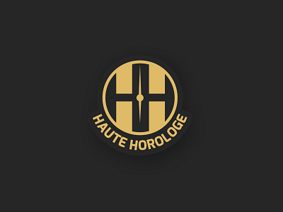 Hautehorologue abstractmark branding design emblem identity logo pictorialmark time typography watch wordmark
