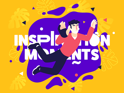 Inspiration Moments | Illustration for fun character illustration vector