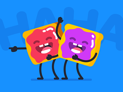 OFFICE PARTY | A Funny Jam Toast funny haha jam place sticker toast