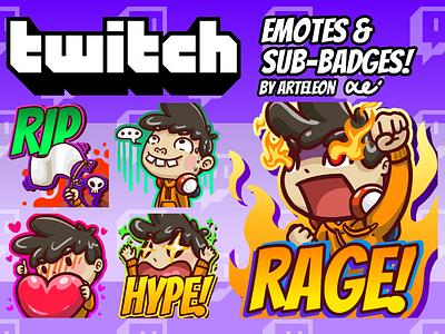 Arteleon's Emotes & Sub Badges