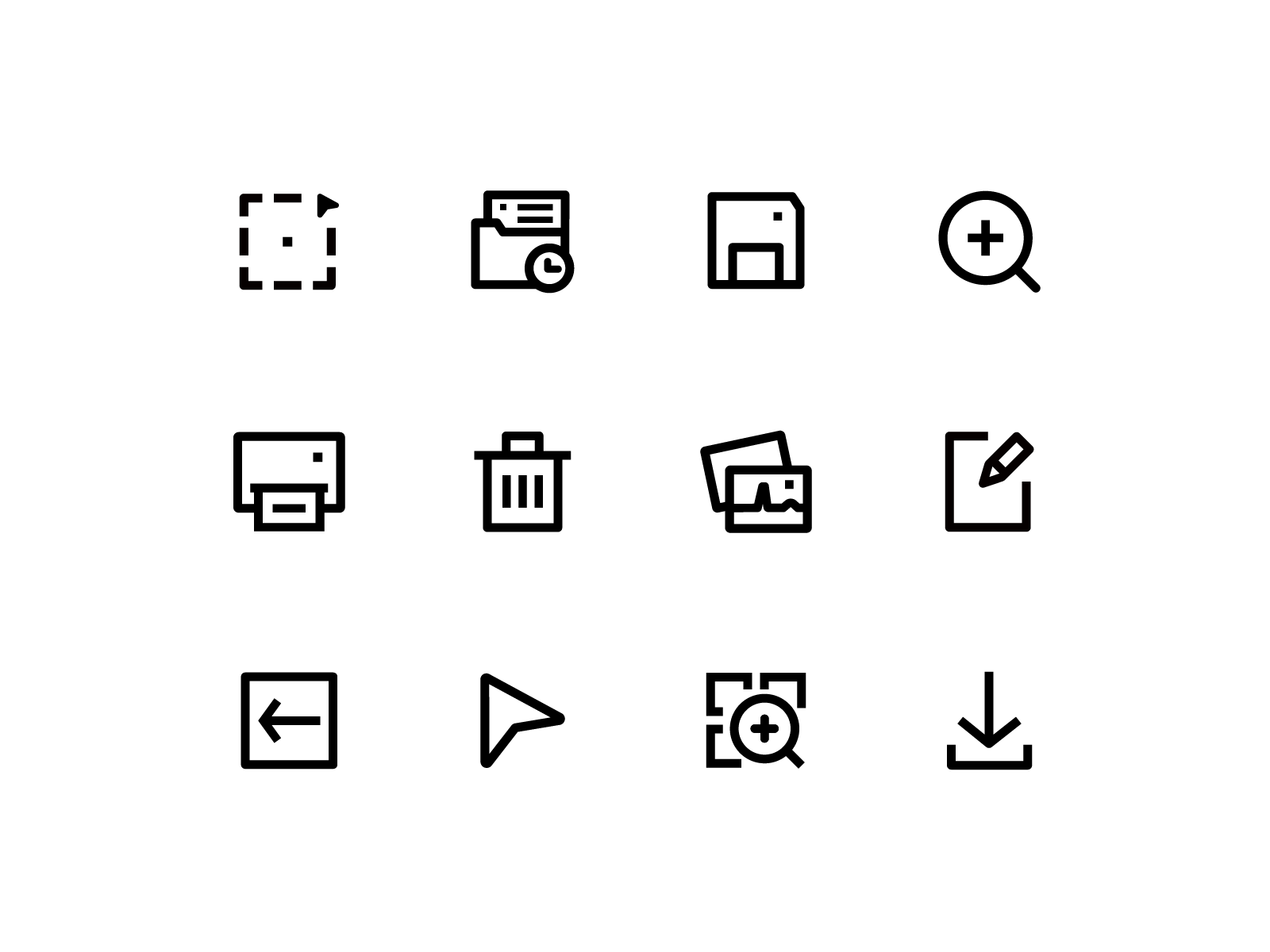 Icon set for interface | String by Wiola Rutka for PLEO on Dribbble