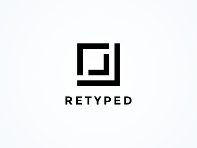Retyped brand brand design branding dotnet iconic iconic logo logo logo design mark retyped