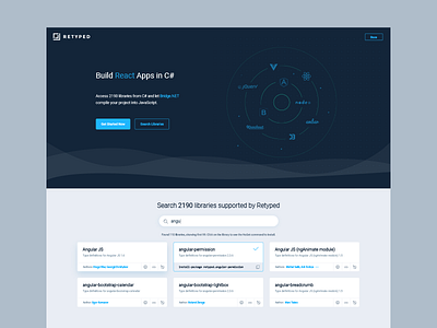 Retyped Landing Page