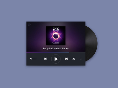 A Music Player UI