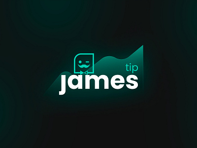James Tip - Logo artificial intelligence branding butler design graphic design james logo