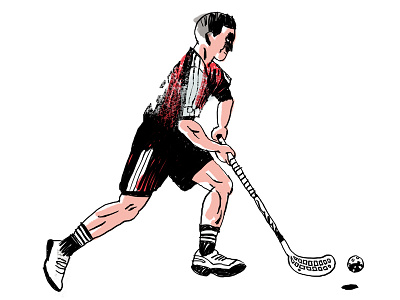 Floorball player